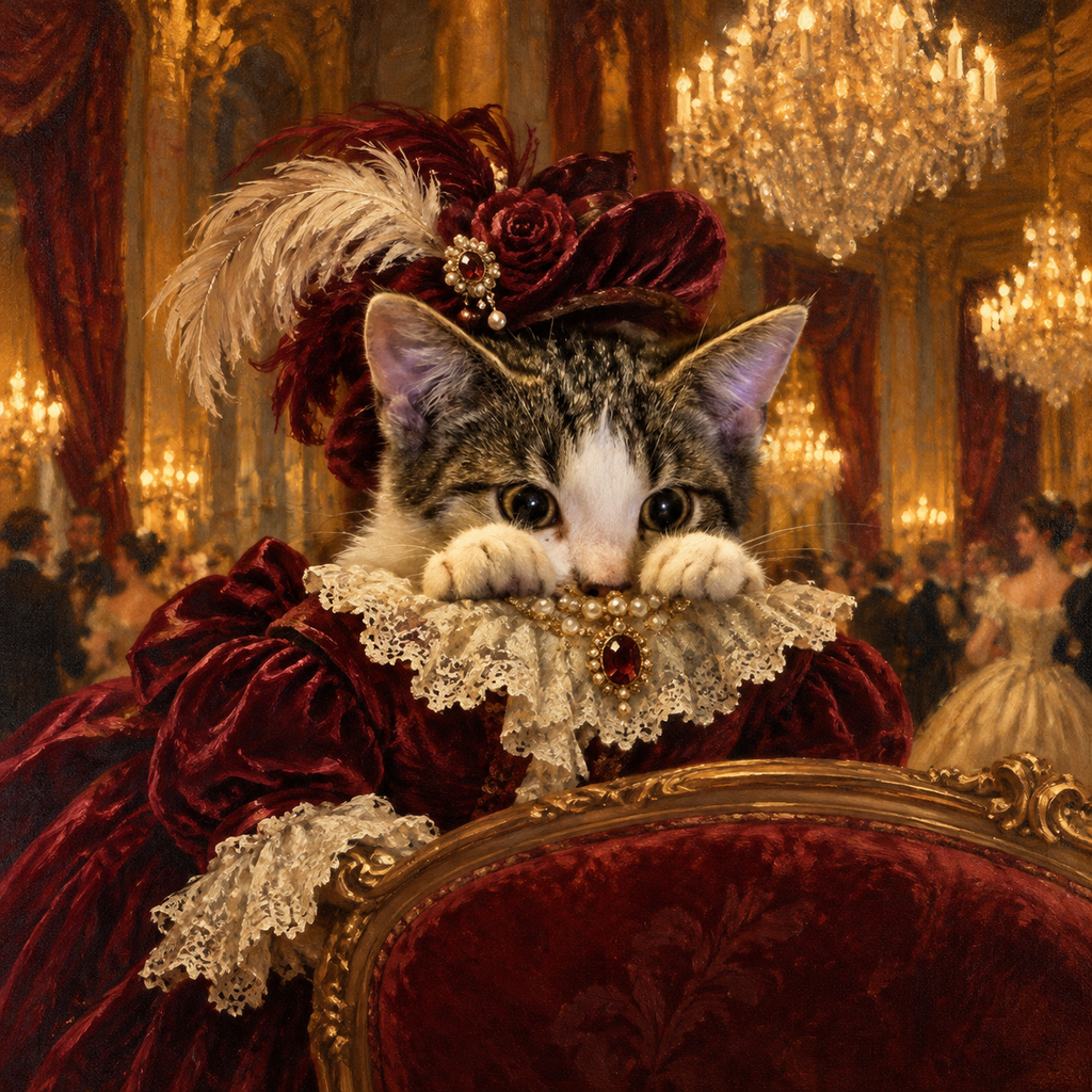 The Duchess — regal pet portrait sample